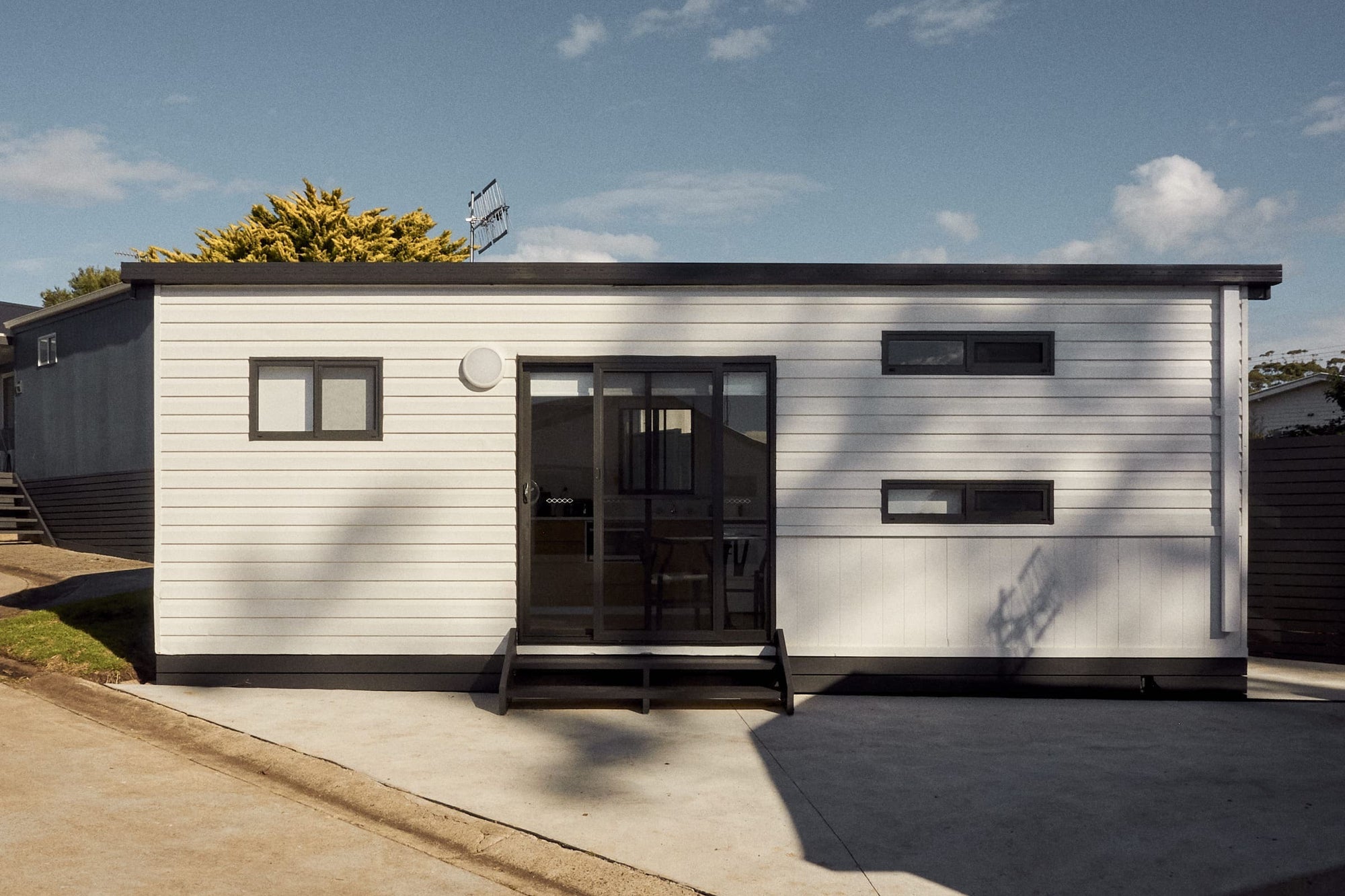 Clyde B Cabin exterior.