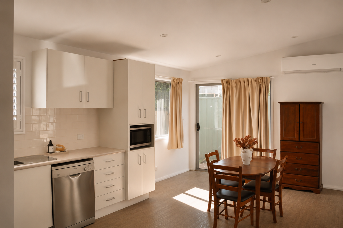 Dining area in yadboro house.