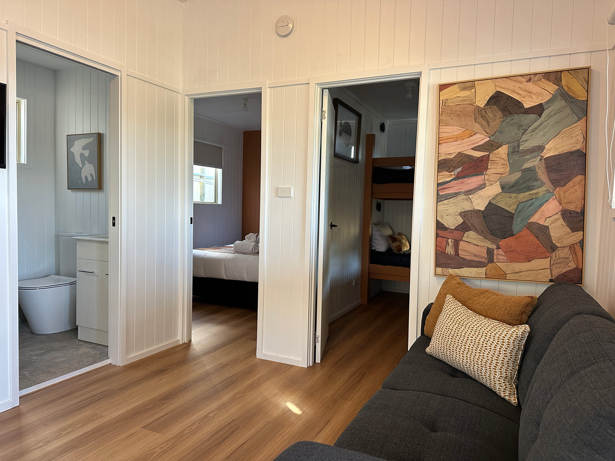 Living area of Yerriyong cabin 4A.