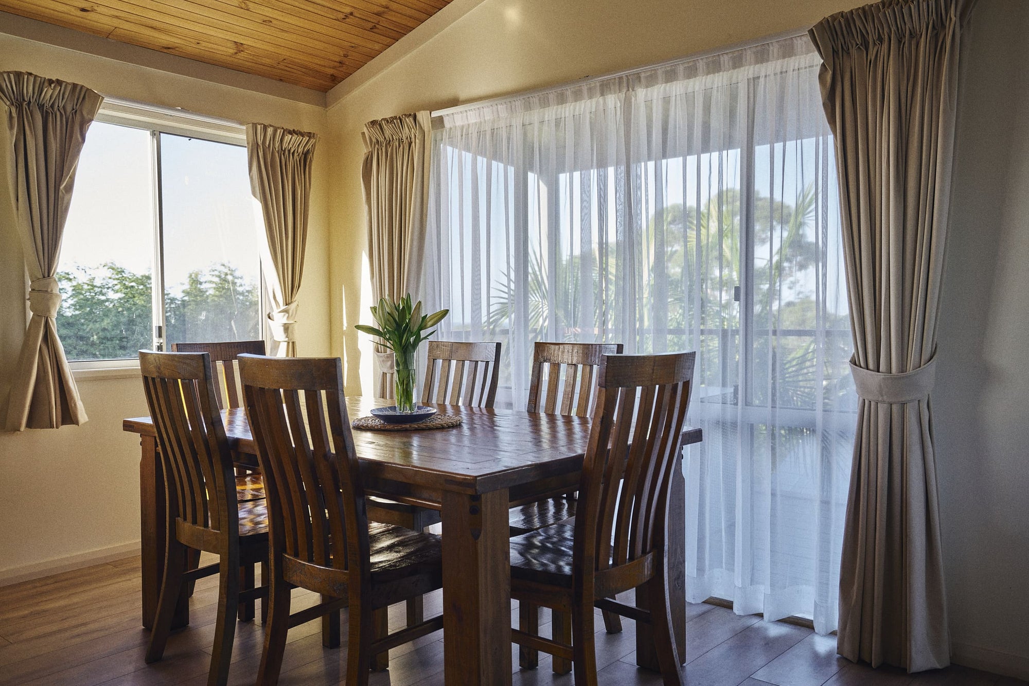 Dining room area in Meroo House.