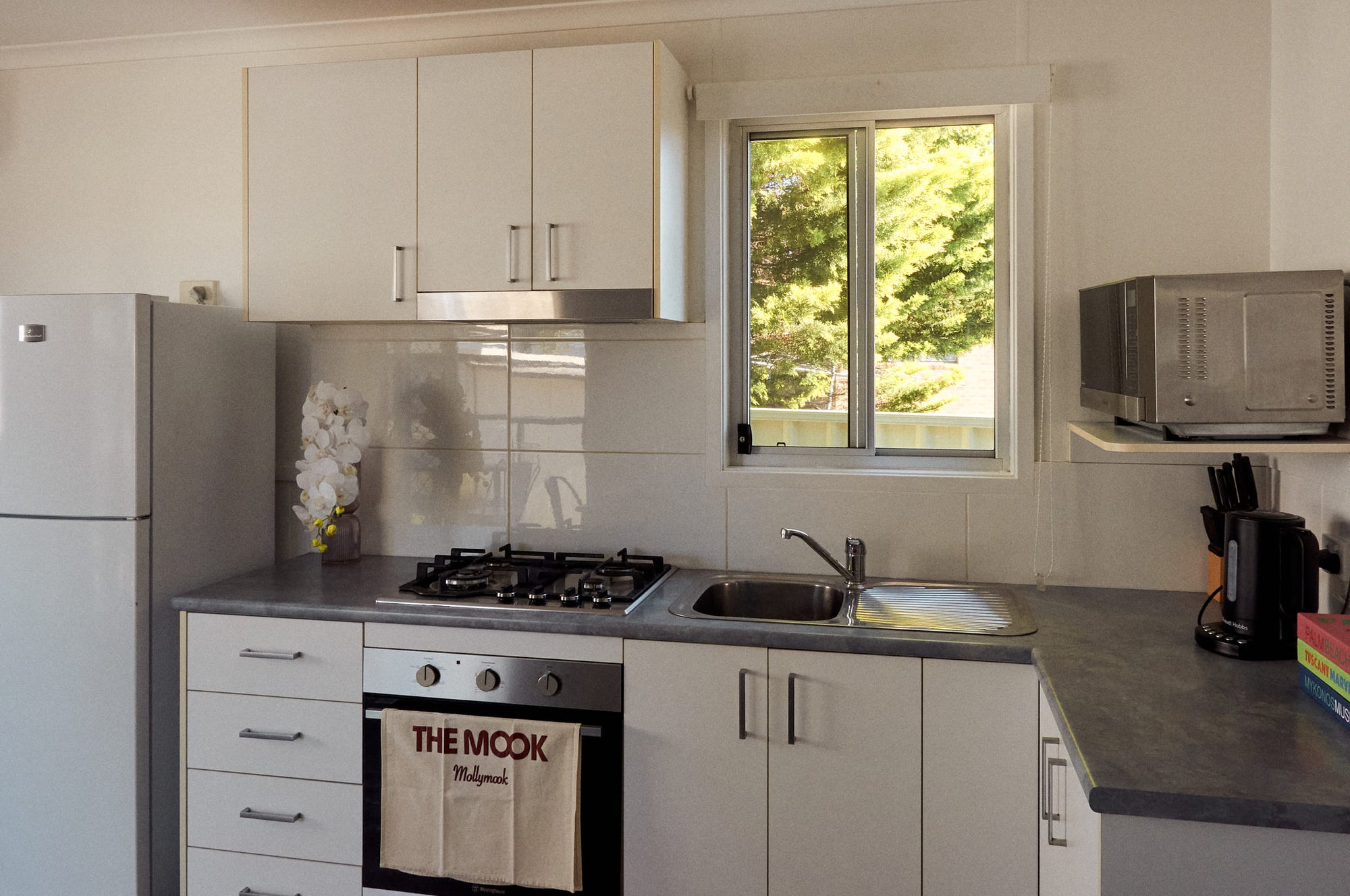 Kitchenette in Morton A Cabin.