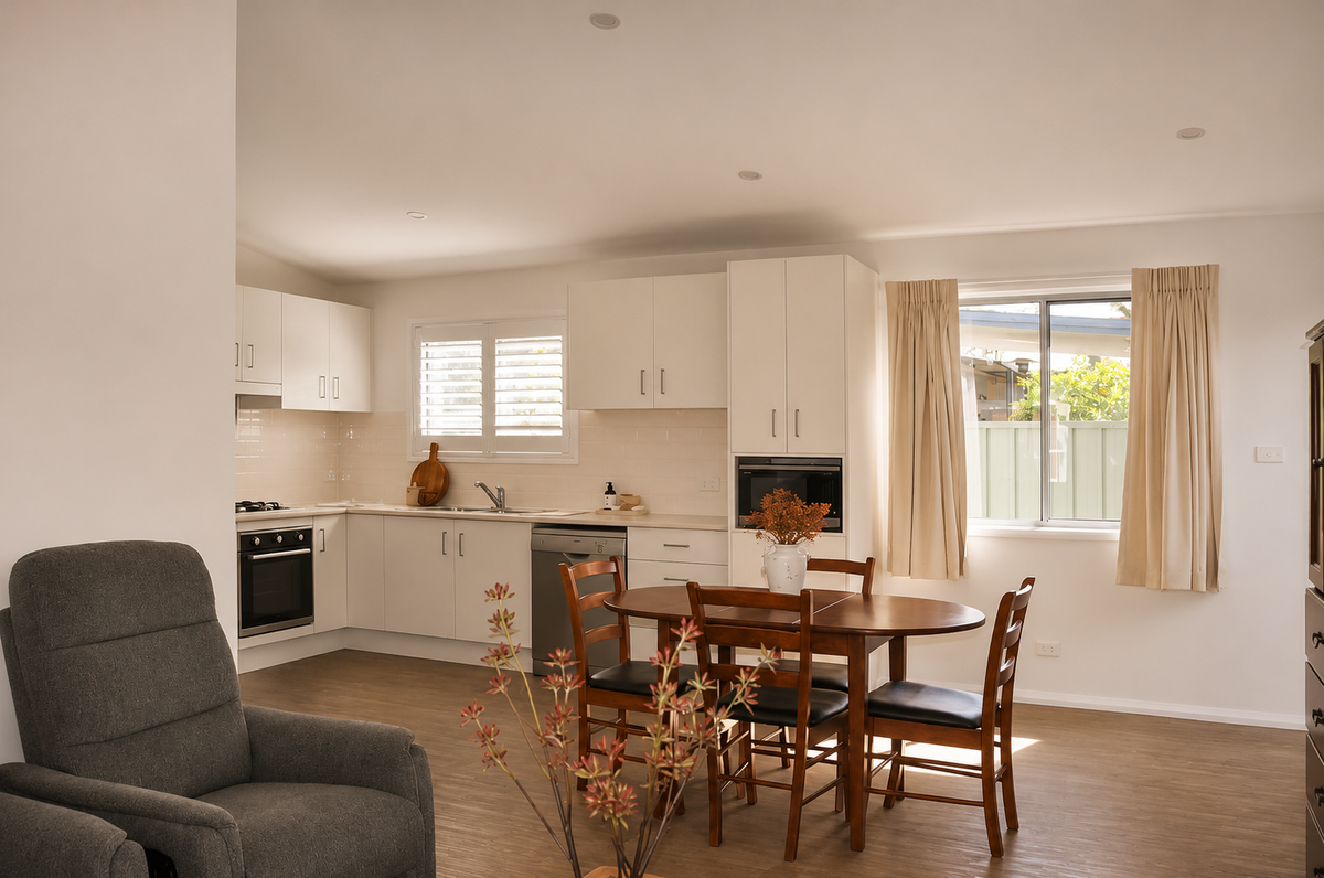 Living space in yadboro house.