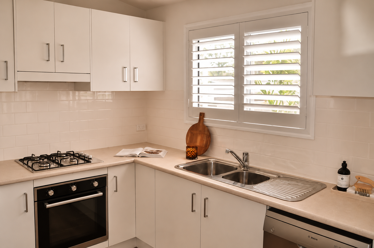 Kitchen area in yadboro house.